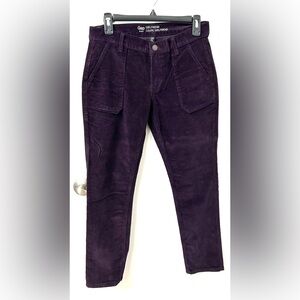 GAP Deep Purple Corduroy Girlfriend Pants